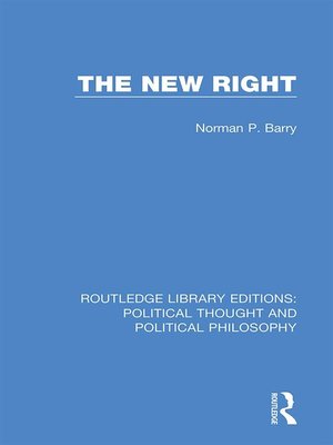 cover image of The New Right